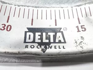 Targa nome scala inclinabile Delta Rockwell 34-600 Homecraft seghetto da tavolo 9"" TAB-536 - Foto 1 di 6
