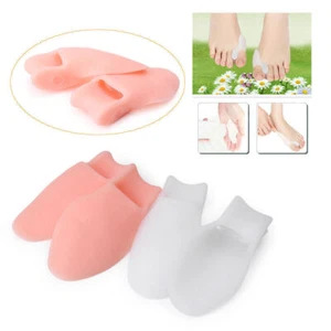 Set Silicone Gel Bunion Toe Corrector Orthotics Straightener Separator Pain - Picture 1 of 10