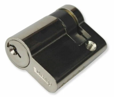 Roller Shutter Key Switch Adjustable Cam Half Euro Cylinder Lock Barrel 40mm - Image 1 of 3