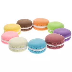 9 Pcs Premium Miniature Realistic Colorful Artificial Dessert Model Photo Prop - Picture 1 of 12