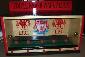 Vetrina Figurine Liverpool con Porte Scorrevoli Pavimento in Feltro - Foto 1 di 7