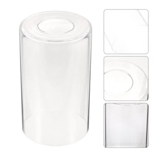 Cylindrical Lamp Clear Glass Shade Lampshade Office Light Shades - Picture 1 of 10