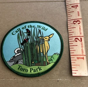 VINTAGE CALL OF THE WILD TORO PARK PATCH DEER SKUNK - Picture 1 of 2