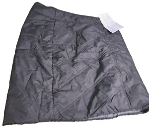 REI Gray Tala Quilted 100% Polyester Skirt. Girls 14/16  30" Waist. 17" Length