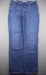 Pantalones de mezclilla ajustados para mujer Levi's 2015 de altura media elásticos de lavado medio talla 31 (Msr 32x28) - Imagen 1 de 8
