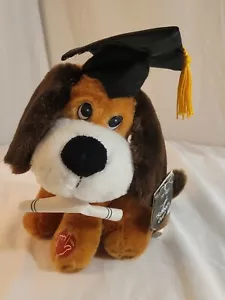 Dan Dee Cane Laurea Canta "Scuole Fuori" e Balli. Peluche nuovo con etichetta fondo di magazzino - Foto 1 di 7