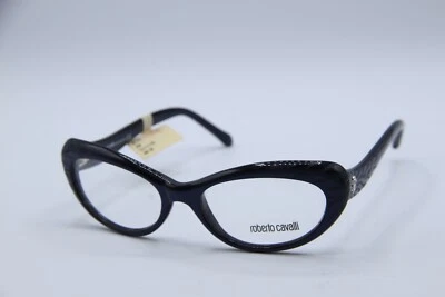 NUEVAS GAFAS ROBERTO CAVALLI D'ARROS 778 090 AZUL NEGRO AUTÉNTICAS 53-17 Foto 1 de 4