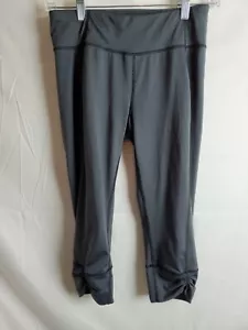 Pantaloni leggings Danskin Now Athletic Crop Capri taglia XS 0-2 grigio scuro - Foto 1 di 7