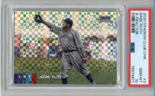 2020 TOPPS STADIUM CLUB CHROME X-FRACTOR BABE RUTH CARD YANKEES PSA 10 LOW POP 7