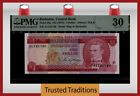 TT PK 29a ND 1973 BARBADOS CENTRAL BANK 1 DOLLAR PMG 30 VERY FINE