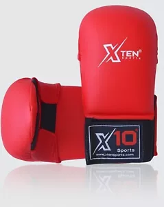 XTEN SPORTS Karate Mitts Elite Foot Guard Kickboxing Taekwondo for KIDS Unisex - Picture 1 of 5