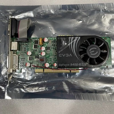 EVGA Nvidia Geforce 9400 GT 9400GT 1GB DDR2 PCI slot Video Card 01G-P1-N948-LR - Image 1 of 3
