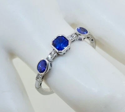 Anillo Flexible Sonia Bitton 14k Tanzanita y Diamantes *AL POR MENOR $1405* Foto 1 de 4