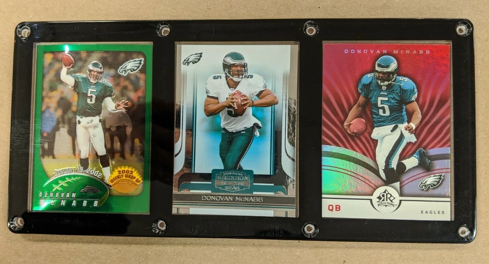 DONOVAN MCNABB 3 CARD PLAQUE PHILADELPHIA EAGLES - Изображение 1 из 1