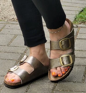 BIRKENSTOCK Arizona Big Buckle 1020882 Graceful Taupe schmale Weite Damen - Bild 1 von 12