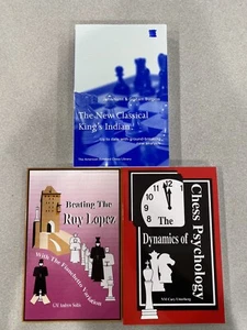 Lot Of 3 Chess Books Andrew Soltis, John Nunn, Utterberg Kings Indian Ruy NEW! - Picture 1 of 4