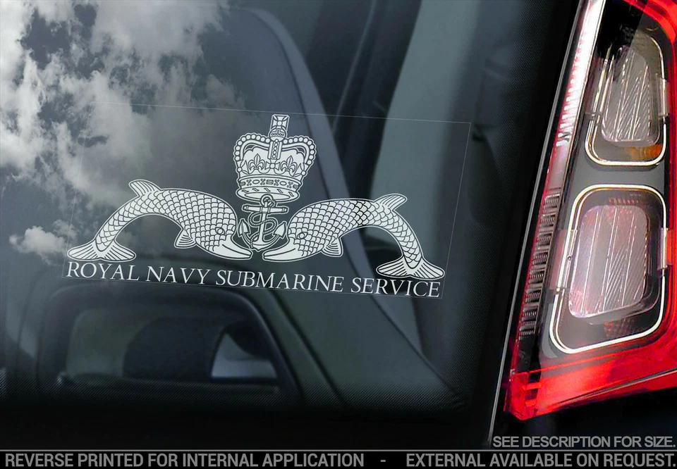 Königliche Marine Submarine Service - Auto Sticker - Armed Forces Fenster -V01 - Bild 1 von 1