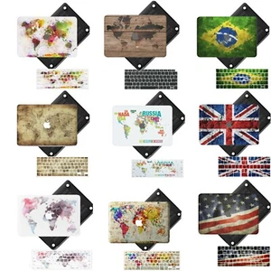 "Flaggenmuster lackiert überarbeitete Hartschalenhülle Abdeckung für Macbook Air13"" Pro 14""15""16" - Bild 1 von 30