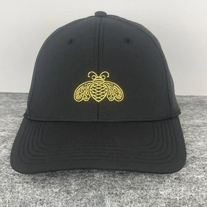 Patron Tequila Bee Hat Cap Strap Back Mens Hornet Black Gold Ahead - Picture 1 of 11