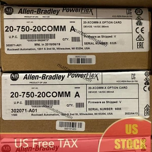 Neu AB 20-750-20COMM PowerFlex Wechselrichter Kommunikationskarte USA kostenlose Steuern - Bild 1 von 4