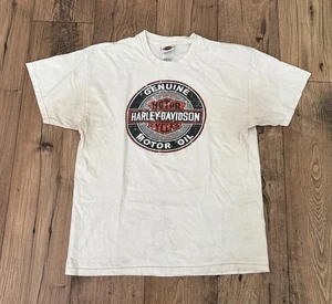 Harley Davidson 3 Rivers Pitsburg PA 2006 camiseta blanca talla L manchas - Imagen 1 de 6