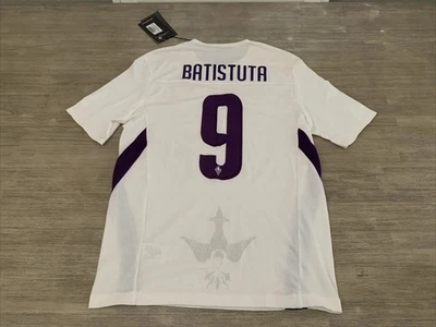 Vintage New with Tags Le Coq Sportif T-Shirt BATISTUTA Fiorentina Maillot  Sz L - Image 1 of 4
