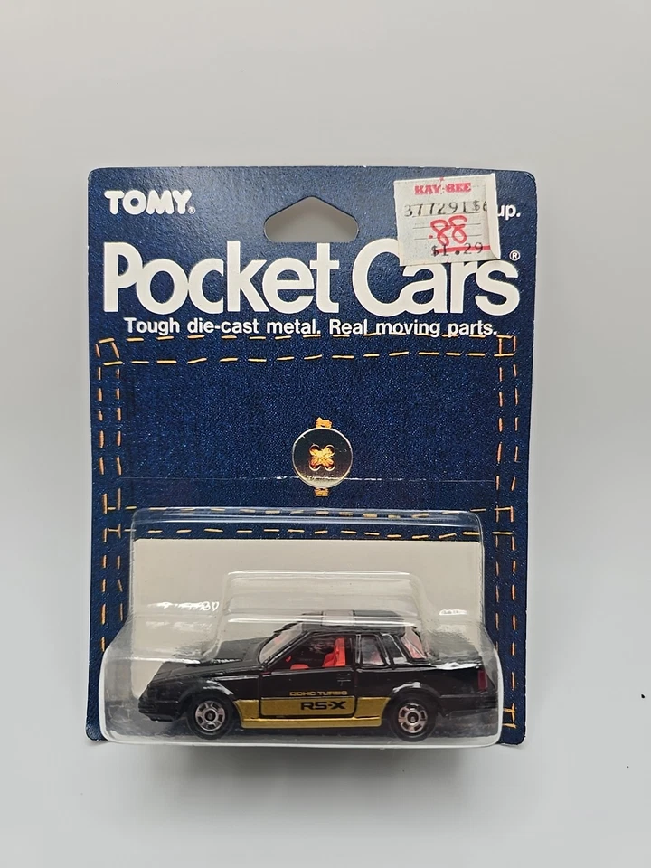 Винтажные литые карманные автомобили Tomica Tomy Япония Nissan Silvia RS-X запечатанные на карте - Изображение 1 из 4
