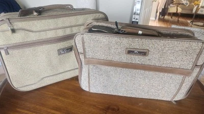 Maletas Jordache Tweed vintage años 80 (juego de 2) Foto 1 de 4