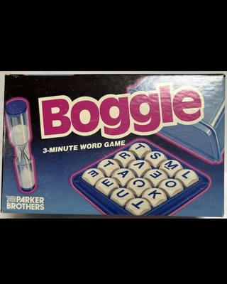 1992 Parker Brothers Boggle Game — 3 Minute Word Game  - Image 1 of 4