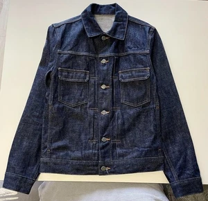 A.P.C. denim jacket Button pocket Size XS color Indigo Blue Men fashion outer - Picture 1 of 7