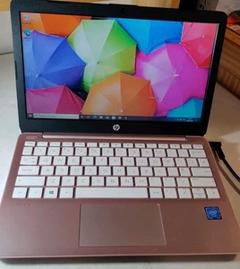 🔥✅HP Stream 11-ak0000na 11.6" 32GB eMMC, Intel Celeron N000 1.10GHz Pink #126H - Picture 1 of 7