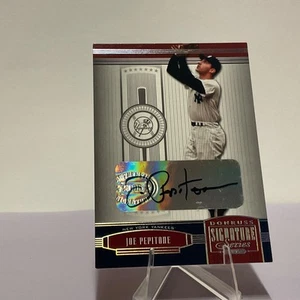 FIRMATO ⚾️ 2005 Donruss Signature Series Autografo JOE PEPITONE #84 Yankees - Foto 1 di 4