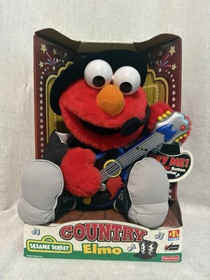 Country Elmo #93504 Sings & Shakes Sesame Street Mattel (2000) - Image 1 of 4