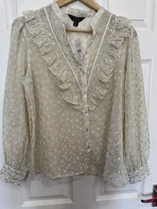 Lipsy Size 14 Sheer Blouse New with Tags - Picture 1 of 6