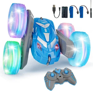 Macchina Telecomandata per Bambini Con Luce, Giochi Bambini 4 5 6 7 8 9 Anni, Re - Foto 1 di 12