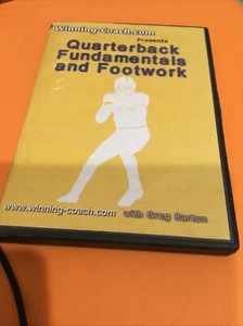Quarterback Fundamentals And Footwork DVD Greg Barton - Picture 1 of 2
