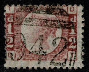 1870 GB Used Abroad CYPRUS 1/2d Pl 19 DT 942 Larnaca SG Z14 Superb Strike VFU - Picture 1 of 1