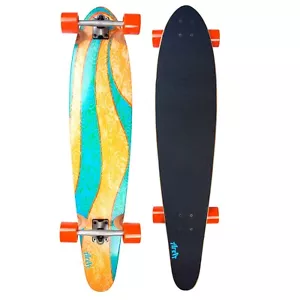 Longboard My Area Blue Wave Skatebaord - Bild 1 von 1