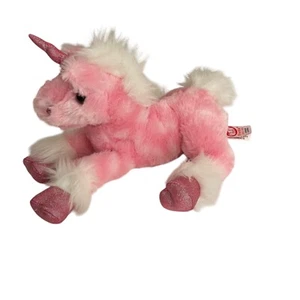 Fiesta rosa Einhorn Stofftier Plüschtier 9 Zoll liegend - Bild 1 von 8