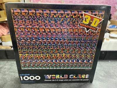 Springbok Jigsaw Puzzle WORLD CLASS 3D SENSATIONS 1000 Piece NEW SEALED - Image 1 of 2