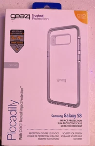 Samsung Galaxy Piccadilly Black S8 Case Gear4 Advanced Impact Protection D3O - Picture 1 of 6