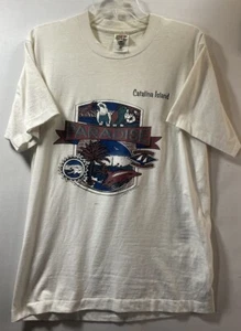 Camiseta vintage Catalina Island Paradise puntada única mediana - Imagen 1 de 12