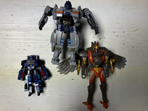 Transformers Value Lot. Optimus And Airazor And Mirage From Rise Of  The Beasts Cover
