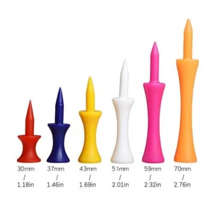 Plastic Castle Golf Tees - All Colours & Sizes - 20PCS Lot E2 - Imagen 1 de 16