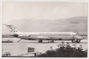 Foto instantánea de aviación de Yugoslavia de colección avión jet INEX ADRIA DC-9 - Imagen 1 de 7