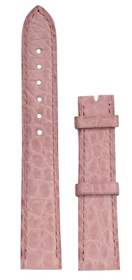 Correa Hebilla Chopard Cuero Cocodrilo Genuino Rosa 18MM x 16MM Tang Foto 1 de 2