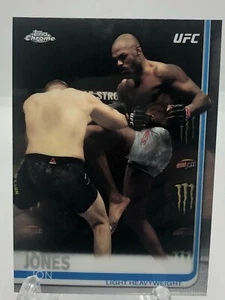 JON JONES 2019 TOPPS UFC CHROME BASE CARD  - Picture 1 of 2