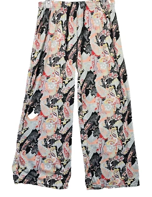 Pantalones de salón Hello Mello cachemir estampado multicolor talla mediana\grande Foto 1 de 4