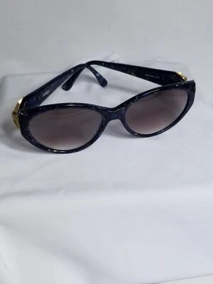 Gafas de sol Fendi azul zafiro monturas solo lentes recetadas hechas en Italia  Foto 1 de 4