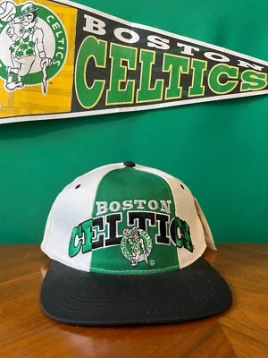NWT Vintage Starter Tri Power Boston Celtics NBA Snapback Hat - Image 1 of 4
